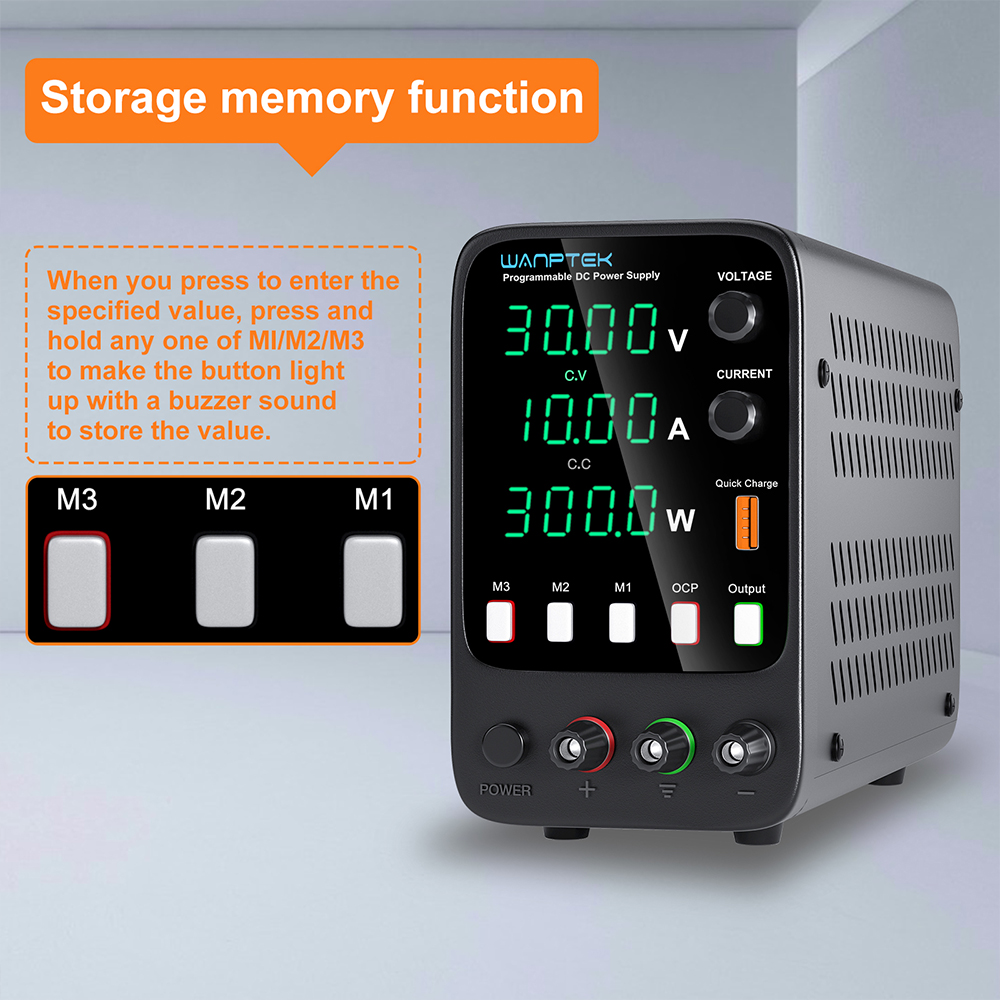 Wanptek Alimentatore CC regola - Programmable Dc Power Supply 60V 10A recensione e prezzo