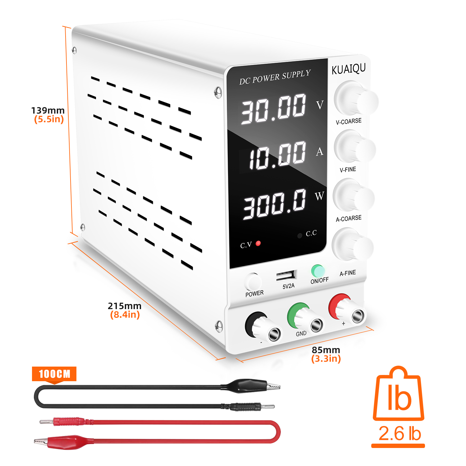 KUAIQU Alimentatore CC da Labo - High Power 60V 20A Bench Power Supply recensione e prezzo